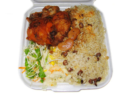 Fried Chicken with Curry/Stew Beef/Ox-Tail Gravy