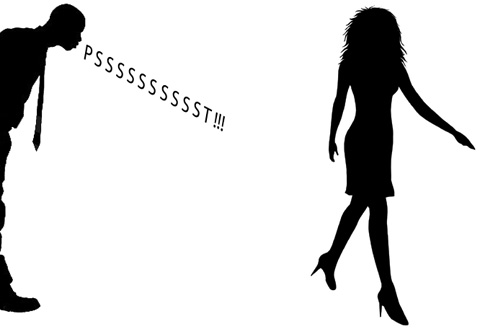 Calling to Women as They Pass by on the Street